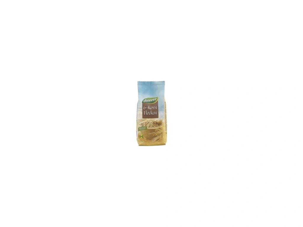Bio 6-zrnné vločky 500g Dennree