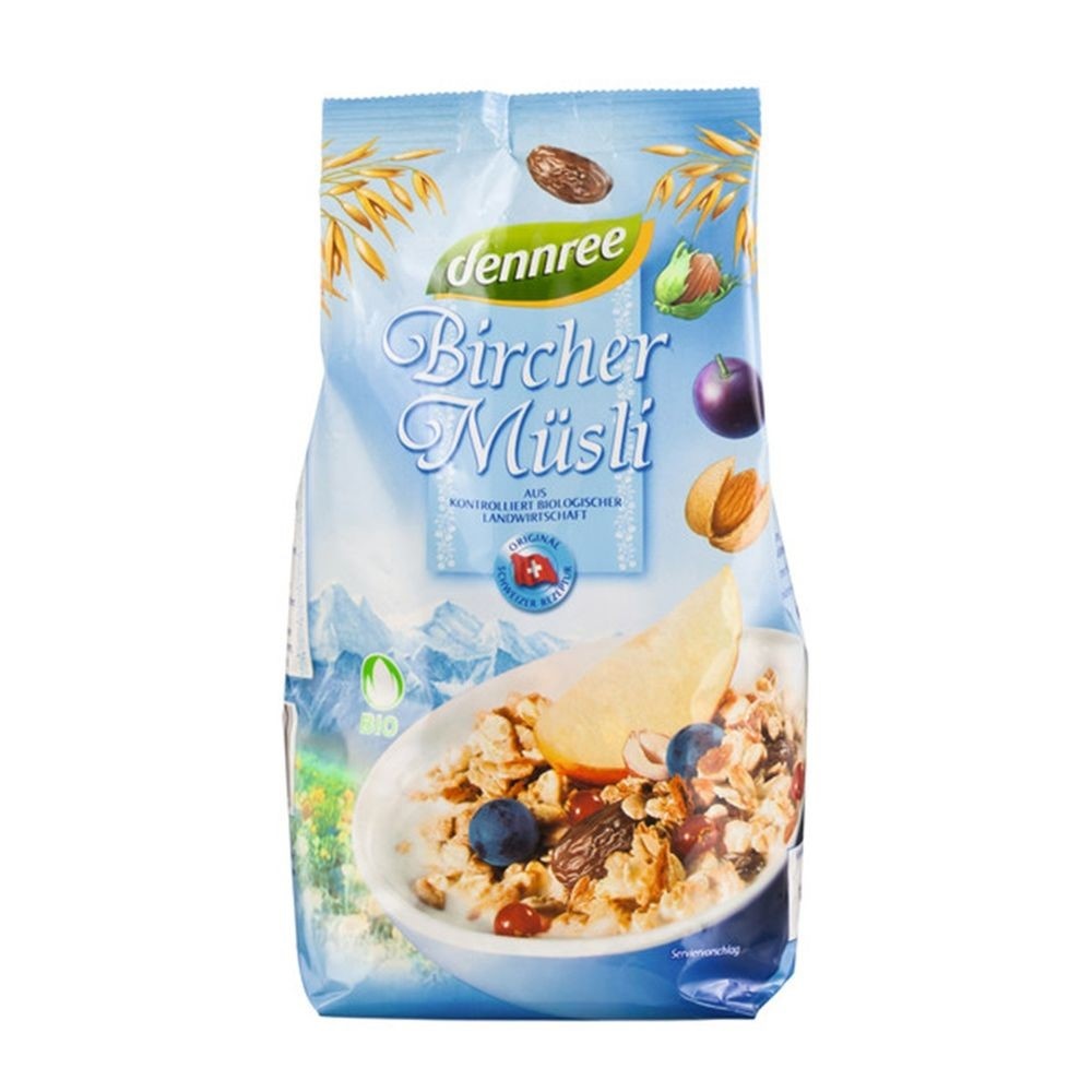 Dennree Bircher müsli směs 500g Bio