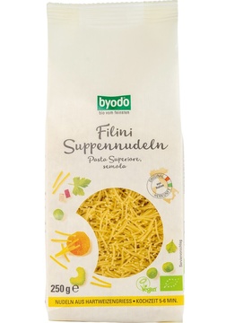 Bio Filini polévkové nudle 250g Byodo