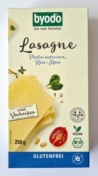 BIO lasagne bezlepkové 250 g Byodo