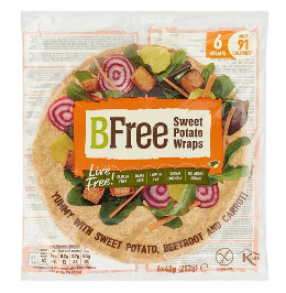 Batátový wrap bez lepku 252 g/6 ks BFree