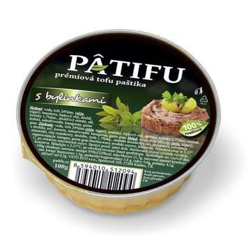 Paštika Patifu s bylinkami 100g Veto