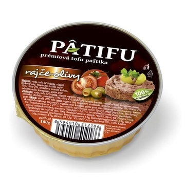 Paštika Patifu rajče ,olivy 100g Veto