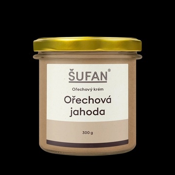 Ořechová jahoda - ořechový krém 300g ŠUFAN