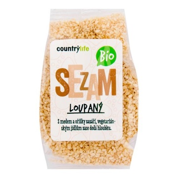 BIO Sezam bílý loupaný 100 g COUNTRY LIFE