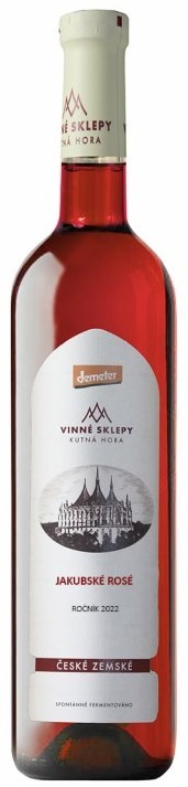 Bio Jakubské Rosé 2022 0,75l VS Kutná Hora