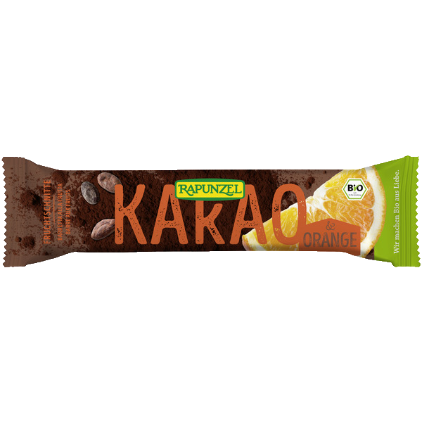 BIO tyčinka kakao a pomeranč 40g Rapunzel 