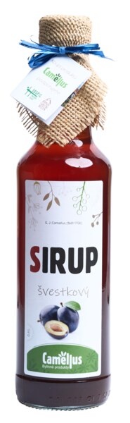Sirup Švestkový 500ml Camellus bylinné produkty