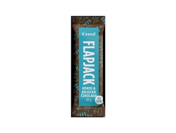 Flapjack s kokosem a belgickou čokoládou  60g Cerea