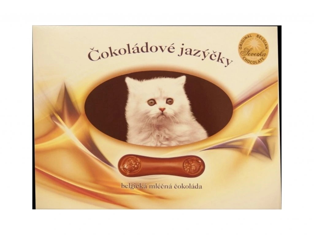Čokoládové jazýčky 100g Original Belgian Chocolate Severka