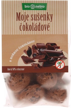 Bio MOJE sušenky čokoládové 130g