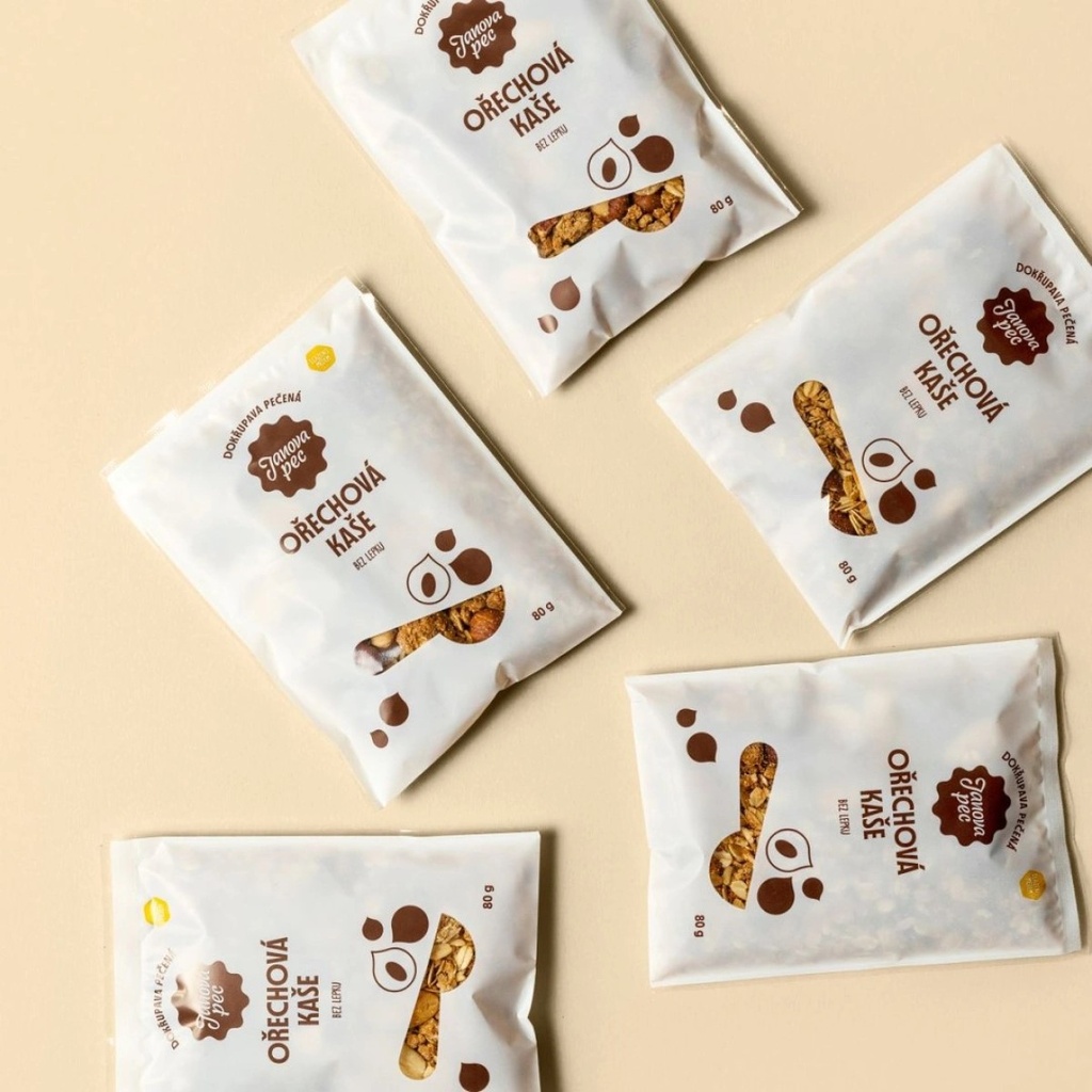 Pečená kaše ořechová 80 g Janova Pec