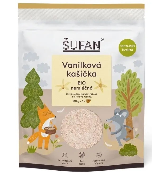 Vanilková kašička nemléčná BIO 180 g