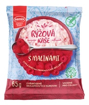 Rýžová kaše s malinami 65g SEMIX