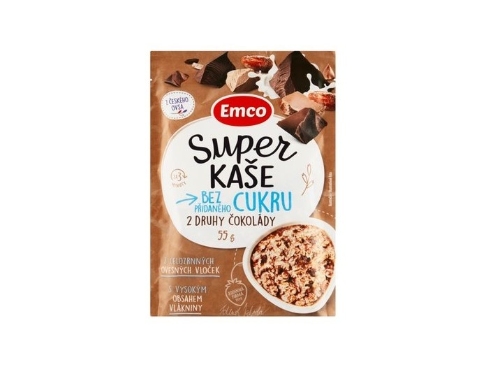 SUPER kaše čokoláda 55g EMCO
