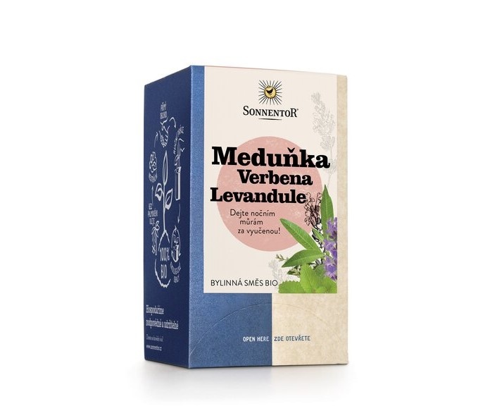 BIO Meduňka - Verbena - Levandule 23,4g Sonnentor