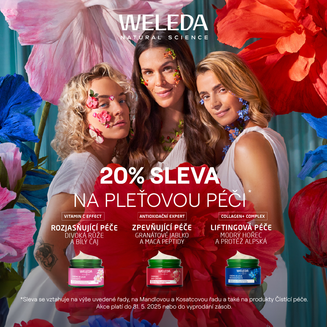 AKCE -20 % NA PLEŤOVOU PÉČI WELEDA