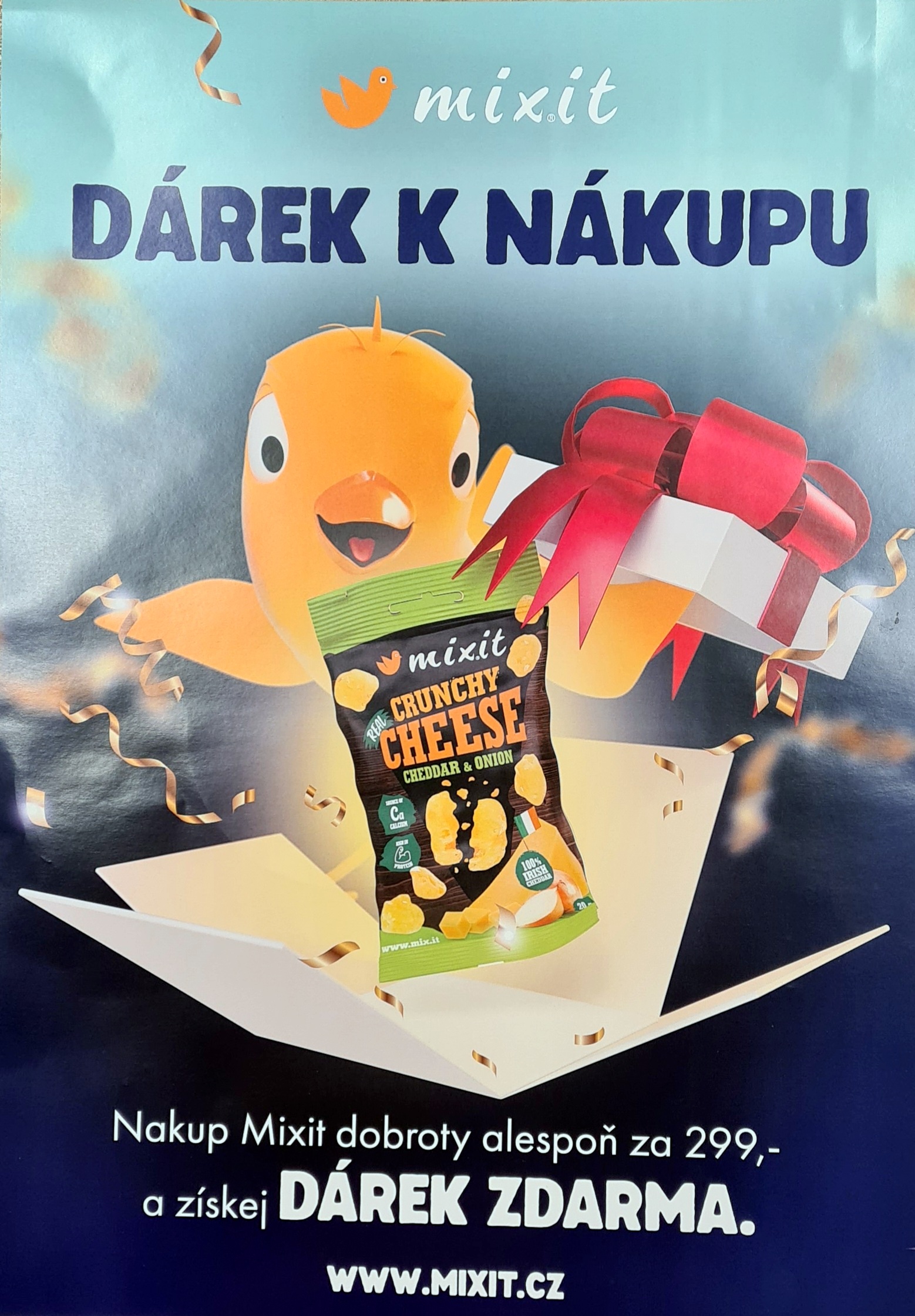 LYOFILIZOVANÝ SÝR OD MIXIT JAKO DÁREK 