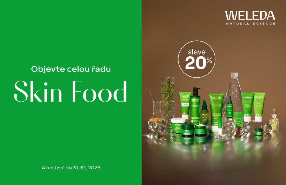 CELÁ ŘADA WELEDA SKIN FOOD V AKCI - 20%