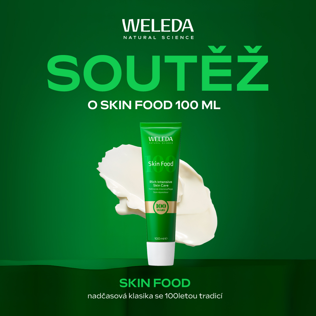 VYHRAJTE IKONICKÝ KRÉM SKIN FOOD WELEDA